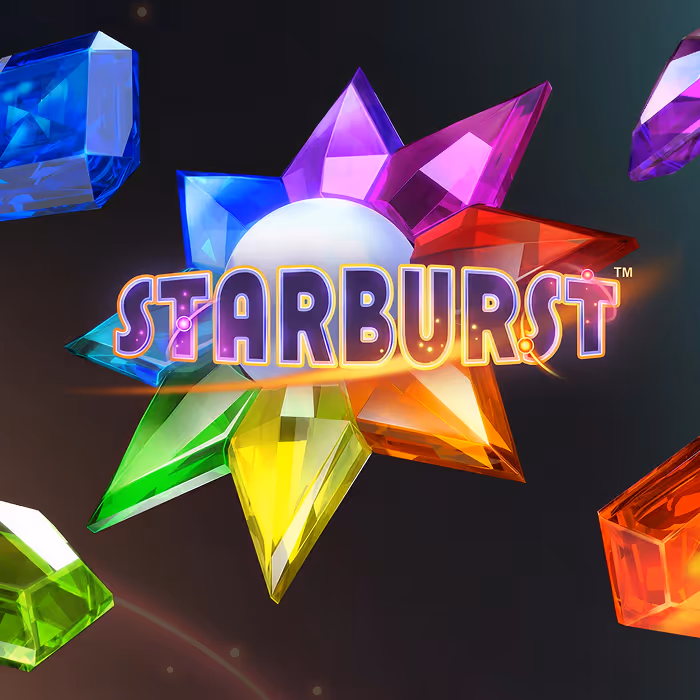 Starburst - Classic NetEnt slot with expanding wilds and vibrant cosmic theme